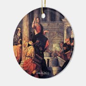 ザテンプルディベリング1558聖なる書物、 経典 セラミックオーナメント (左)