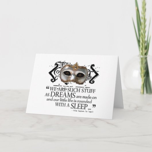 ザテンペスト引用文 カード (正面)