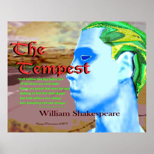 ザテンペスト引用文 ポスター (正面)