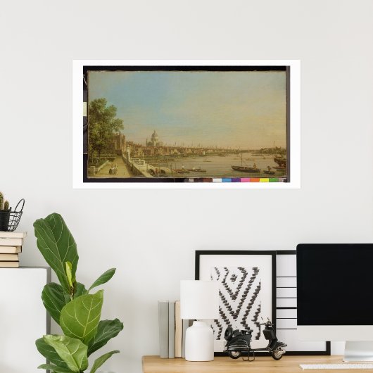 ザテームズズザテラスのサマーセットハウスルック ポスター (ホームオフィス)