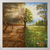 ザディバイド – シンボルコントラストイラストレーションスタイル ポスター (正面)