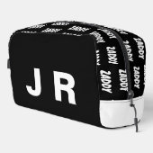 ザディブラックパーソナライズされた ドップキット (右コーナー)