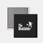 ザディンク父ピックボールパパおもしろいピックボール マグネット (正面/裏面)