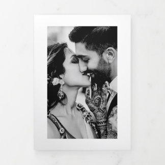 ザディヴィヤ |三折結婚の発表 三つ折り案内状