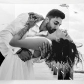 ザディヴィヤ |三折結婚の発表 三つ折り案内状 (内部中)