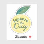 ザデイイエローシトラスの水の色レモンを絞る シール (シート)