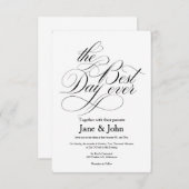 ザデイエ最高のバー結婚式招待状 招待状 (正面/裏面)