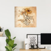 ザデイジー妖精 – ポスター (ホームオフィス)