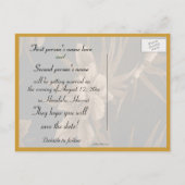 ザデイトゴールデンハワイアンプリント 案内ポストカード (裏面)