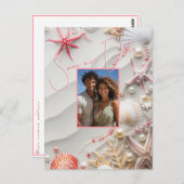 ザデイトシーシェルズパールスターフィッシュビーチ ポストカード (正面/裏面)