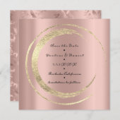 ザデイトハミングバードバラゴールデンサークル セーブザデート (正面/裏面)