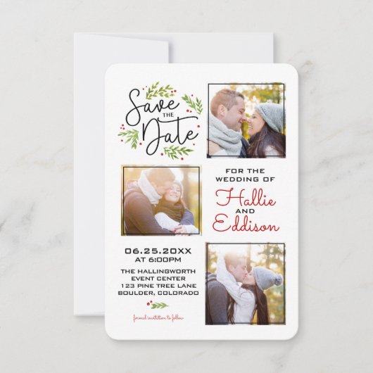 ザデイトホリデーズ結婚リース果実を保存 | セーブザデート (正面)