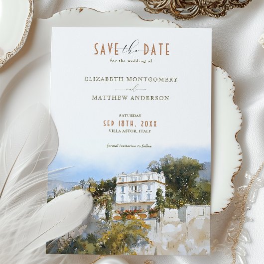 ザデイトヴィラアスターアマルフィコースト 招待状