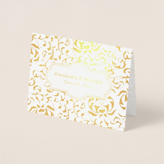 ザデイト婚約チューダーガーデンルネッサンス 箔カード (正面)