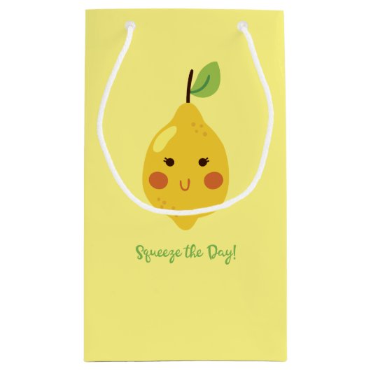 ザデイパニーレモンを絞る スモールペーパーバッグ (裏面)