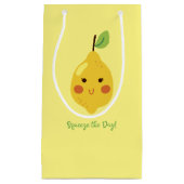 ザデイパニーレモンを絞る スモールペーパーバッグ (正面)
