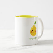 ザデイパニーレモンを絞る ツートーンマグカップ (正面右)