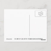 ザデイムオリジナルアートポートレートスケッチはがき ポストカード (裏面)