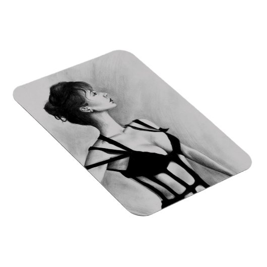 ザデイムオリジナルアートポートレートスケッチ磁石 マグネット (右側)