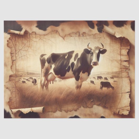 ザデイリーカウズティッシュペーパー 薄葉紙 (正面)