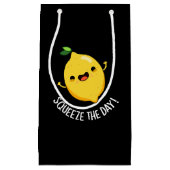 ザデイレモンプンおもしろいダークBG スモールペーパーバッグ (正面)