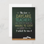 ザデイ最高のケア先生 サンキューカード (正面/裏面)