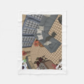 ザデザインセンターデコラーアートフリースブランケット フリースブランケット (正面)