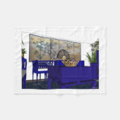 ザデザインセンターデコラーアートフリースブランケット フリースブランケット (正面(横))