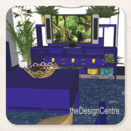 ザデザインセンターデコルオリジナル スクエアペーパーコースター