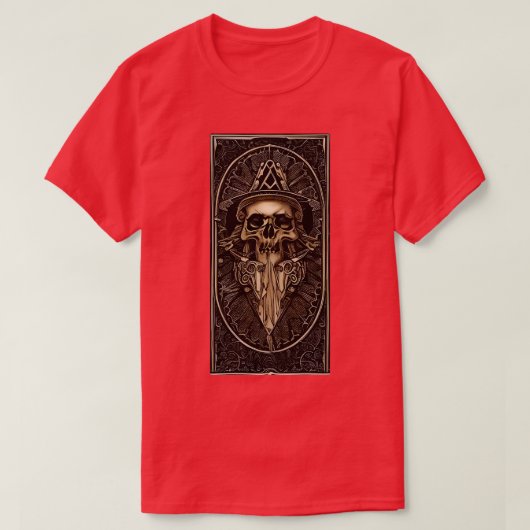 ザデスピエロスカル Tシャツ (デザイン正面)