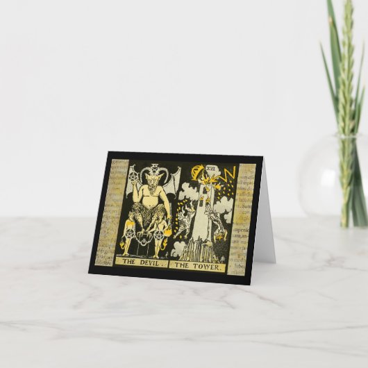 ザデビルザタワータロット カード (正面)