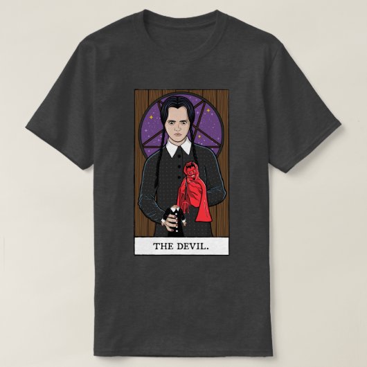 ザデビルタロットd tシャツ (デザイン正面)
