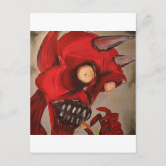 ザデビルチ食べーズパフ ポストカード