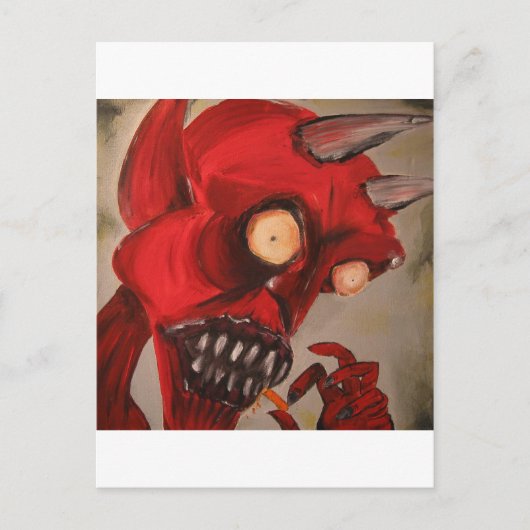 ザデビルチ食べーズパフ ポストカード (正面)