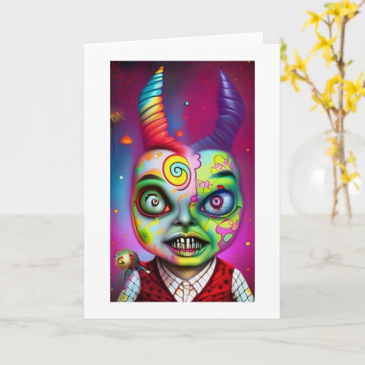 ザデビルリカソ悪夢シリーズ カード (黄色い花)