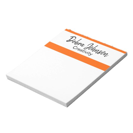 ザデブラプロフェッショナルクラシックモダンストライプ ノートパッド (回転)