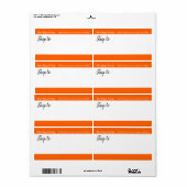 ザデブラプロフェッショナルクラシックモダンストライプ ラベル (フルシート)