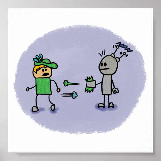 ザデュエル漫画ブックスタイルプリント ポスター (正面)