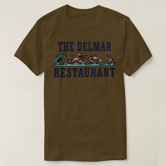 ザデルマーレストランTシャツ Tシャツ (デザイン正面)