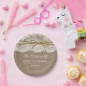 ザトイ素朴ンボウ結婚コレクション ペーパープレート (パーティー)