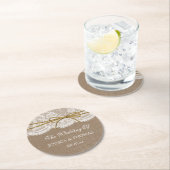 ザトイ素朴ンボウ結婚コレクション ラウンドペーパーコースター (インサイチュ)