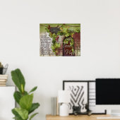 ザトゥルつる植物 ポスター (ホームオフィス)