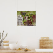 ザトゥルつる植物 ポスター (キッチン)