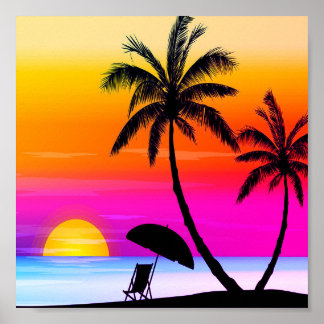 ザトゥルオブザサンセットホテルビーチ ポスター