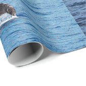 ザトウクジラのギフトラッピング紙 ラッピングペーパー (ロールコーナー)