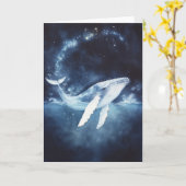 ザトウクジラのスターライトパス カード (黄色い花)