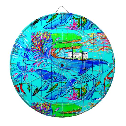 ザトウクジラのダーツボード ダーツボード (正面)