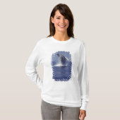 ザトウクジラのブレーチング(Megaptera Tシャツ (正面フル)
