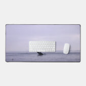 ザトウクジラの密猟を伴う卓上マット デスクマット (キーボード&マウス)