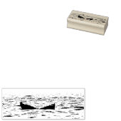 ザトウクジラの尻尾クイーンズランド州 ラバースタンプ (押印)